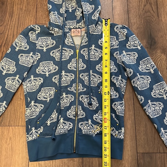 Juicy Couture jacket blue crown size medium - Picture 4 of 6